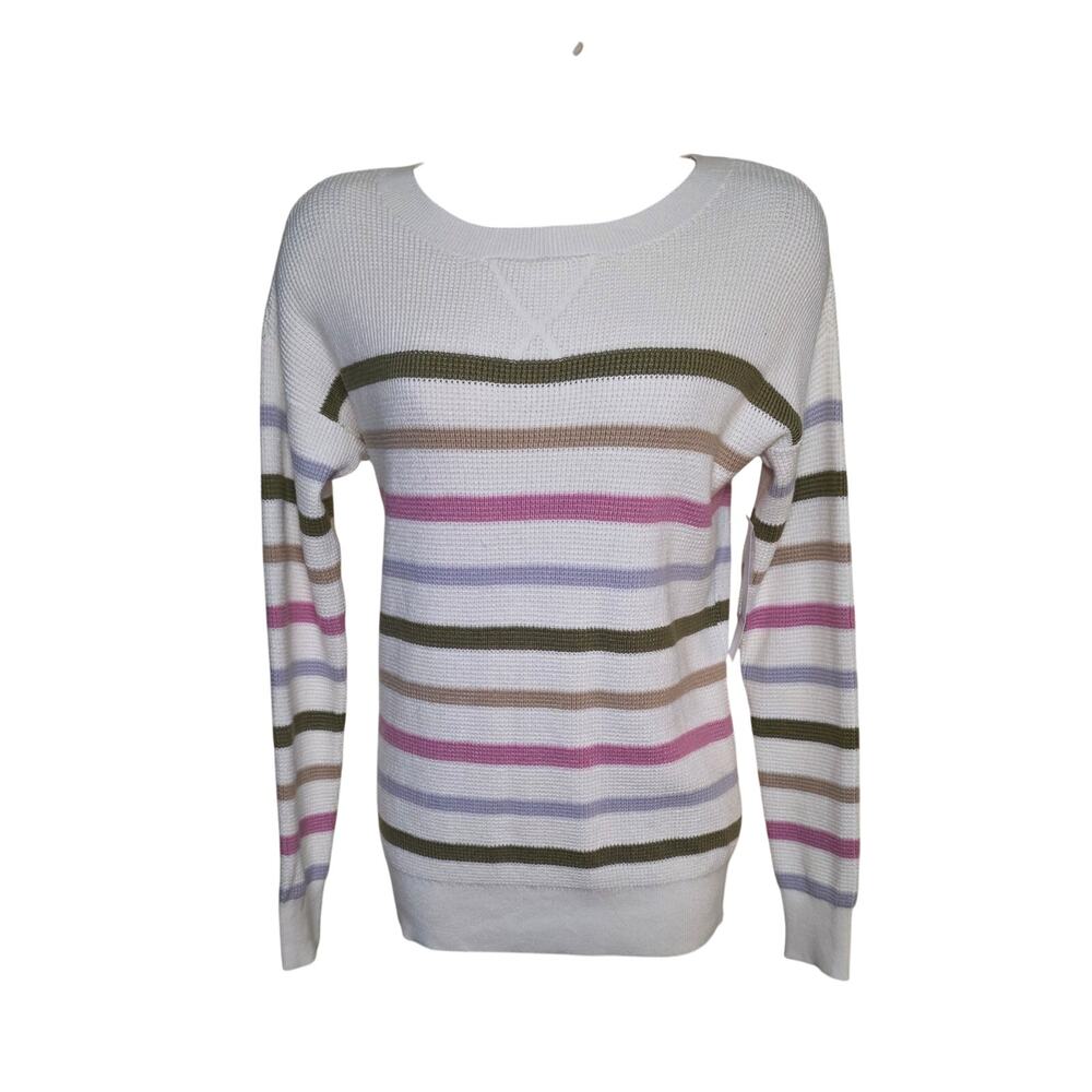 Design History‎ Womens Ida Waffle Knit Sweater NWT Size XS